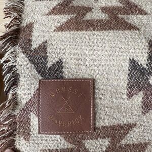 Modest Maverick Geometric Patterned Baby Blanket